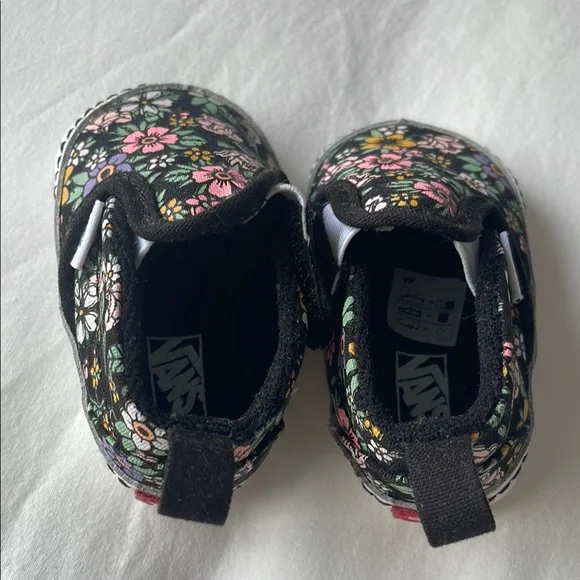 Vans Black Baby Walker Shoes Slip-On Style - Picture 3 of 3